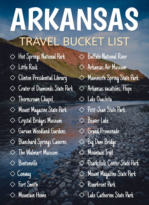 State Bucket List, Google Docs Templates, Bucket List Template, Family Experiences, 50 States Travel, Arkansas Vacations, Vacay Ideas, Midwest Region, Usa Bucket List