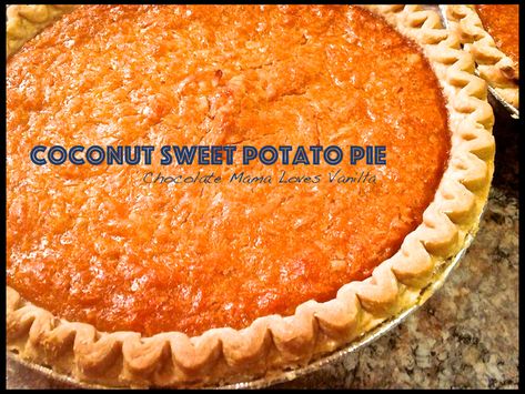 Coconut Sweet Potato Pie, Canned Sweet Potatoes, Pecan Pie Pound Cake, Sweet Potato Pie Recipe Easy, Coconut Sweet Potato, Small Pies, Dessert Favorites, Sweet Potato Pie Southern, Boiling Sweet Potatoes