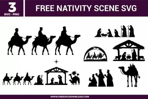 Nativity Clipart Free, Nativity Stencils Free Printable, Nativity Svg Files Free, Nativity Scene Printable, Manger Scenes Nativity, Summer Tv Shows, Nativity Scene Diy, Wood Books, Nativity Of Jesus