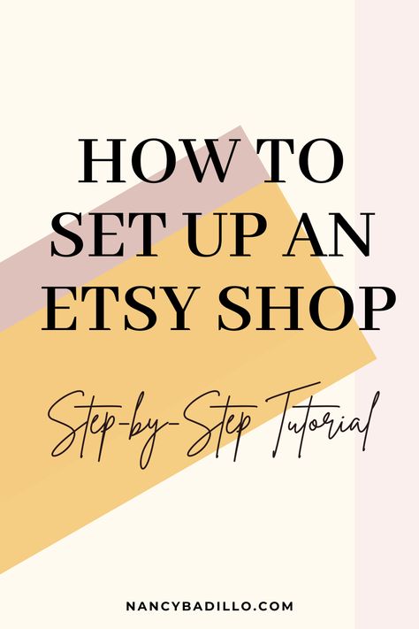 In this blog post, I will be walking you step by step on how to set up an Etsy shop the right way! Click to learn more! Why sell on Etsy, how to set up an Etsy account, how to create an Etsy account, how to set up an Etsy store, how do you start an Etsy shop, how to make an Etsy account, how do I set up an Etsy shop, how do you start an Etsy shop Starting Etsy Shop, Start An Etsy Shop, Office Things, Starting An Etsy Business, Etsy Tutorial, Etsy Tips, Etsy Shop Names, Catchy Names, Product Based Business