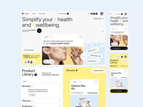 Healthcare - Website Design by Bogdan Falin Healthcare Website, Best Landing Pages, Business Skills, The Orator, User Interface Design, Mobile App Design, Landing Page Design, Design Design, Health And Wellbeing