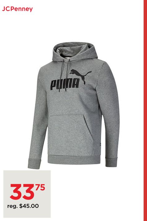 Puma Sweatshirt, Puma Shirts, Puma Logo, Sport Style, Youth Hoodies, Puma Mens, Boys Hoodies, Mens Essentials, Mens Fleece