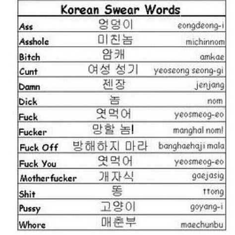 Korean Swear Words, Learning Korean Grammar, Korea Południowa, Learn Basic Korean, Bahasa China, Learn Korean Alphabet, Korean Learning, Easy Korean Words, Learn Hangul