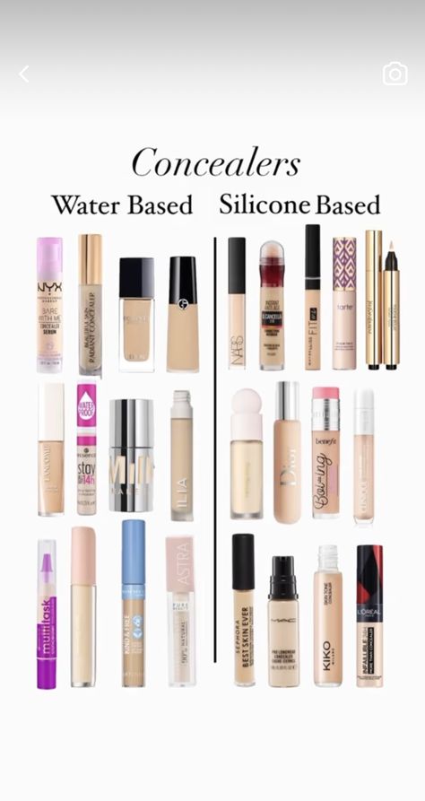 Primer And Foundation Combo, Concealer Recommendations, Concelear Makeup Best, Minimal Makeup Collection, Rate Beauty, Concealers For Oily Skin, Trending Makeup Products, Good Concealer, Combination Skin Makeup