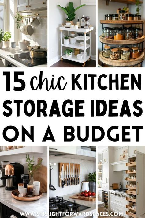 Small Neutral Kitchen Ideas, Tiny Home Essentials, Storage Ideas For Small Kitchens, Fruit Storage Ideas Counter Space, Small Kitchen Ideas Organization, Kitchen Storage Ideas For Small Spaces, Tiny Kitchen Organization, Organize Small Kitchen, Tiny Kitchen Storage