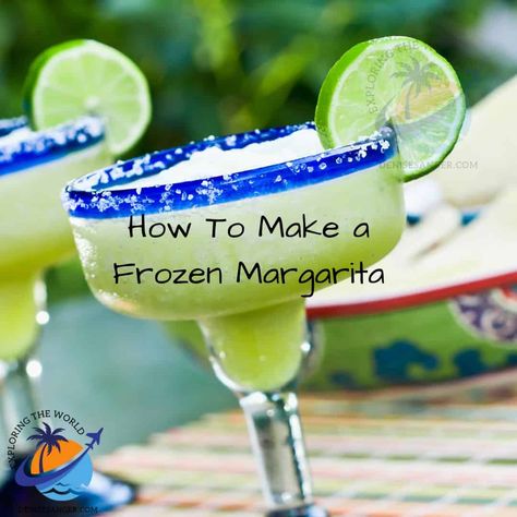 NEW! One way to cool off is a delicious, frozen cocktail. Before you say you can't make one at home, I am going to explain to you how easy it is to make a frozen margarita here: https://denisesanger.com/how-to-make-a-frozen-margarita/ #frozenmargarita #howtomakeamargarita #travelblogger House Party Ideas, Margarita Cocktails, Frozen Limeade, Frozen Margarita, Easy Margarita, Lime Margarita, Frozen Margaritas, 5 De Mayo, Margarita Recipe