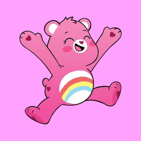 Cheer Bear Aesthetic, Care Bears Aesthetic, Apps Kawaii, Bears Aesthetic, Bear Icon, Bear Aesthetic, Care Bear Party, Cheer Bear, Bunny Care