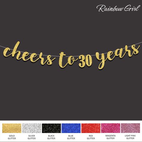 Cheers to 30 Years Banner,Beer Mug Happy 30th Birthday Party Decor,Gold Glitter Anniversary Corporate Party Decorations Supplies 40 Birthday Party Decorations, Birthday Cake 30th Men, 30th Birthday Party Decor, 50th Birthday Party Decor, Corporate Party Decorations, 40 Birthday Party, Cheers To 30 Years, Cheers To 40 Years, Cheers To 50 Years