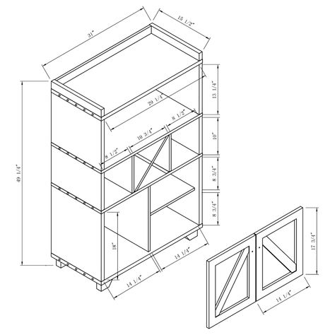 Built in entryway storage