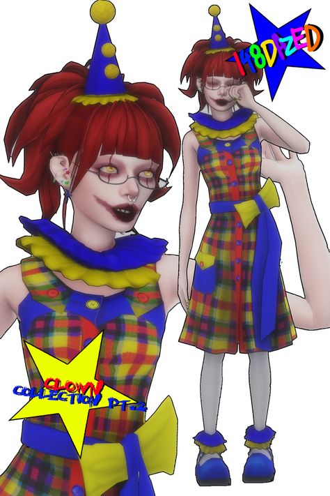 Ts4 Maxis Match Cc, Sims 4 Cc Maxis, Sims 4 Cc Maxis Match, Clown Collar, Anime Computer Wallpaper, Sims 4 Cas Mods, The Sims 4 Packs, Sims 4 Cc Makeup, Sims 4 Cc Folder