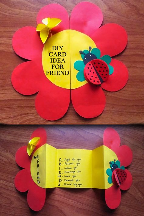 Amazing Friendship Day card Ideas in lock down | Friendship Day Gifts | Friendship Day 2020 Friendship Day Card Ideas, Friendship Day Cards, Friendship Crafts, Paper Butterfly Crafts, Flower Crafts Kids, Teachers Day Card, Easy Handmade Gifts, Friendship Day Gifts, Seni Dan Kraf