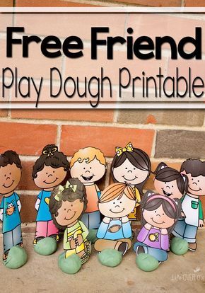 This free Friend Play Dough Printable is so great for teaching kids how to make friends and how to be a good friend! Kindergarten Friendship, Friendship Preschool, Friendship Activities Preschool, Playdoh Ideas, Preschool Friendship, Friendship Printables, Friendship Theme, Friendship Activities, All About Me Preschool