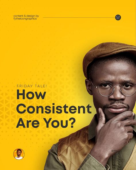 Friday Tale Ep 11 // How Consistent Are You? 👇👇👇 People will tell you that consistency doesn't mean you have to post everyday but is this true? Swipe to find out more! Welcome to the world of Creathiefity 🧡 #Consistency #StayConsistent #Consistent #ConsistencyIsKey #ConsistentResults #ConsistentEffort #ConsistencyMatters #ConsistencyOverTime #ConsistencyWins #DailyConsistency #ConsistentGrowth #BeConsistent #ConsistentProgress #ConsistentPerformance #ConsistentHabits #ConsistentMindset #Co... Social Media Consistency, Car Tracking, Consistency Is Key, Welcome To The World, To The World, Graphic Designer, How To Find Out, Art Photography, The World