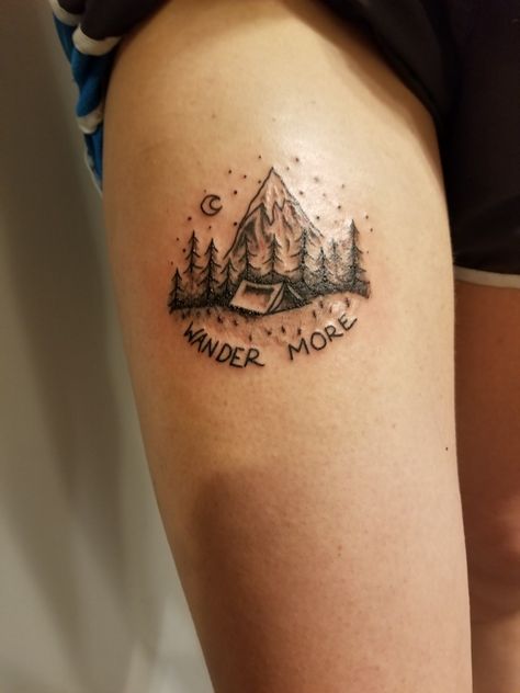 Wander Tattoo, Journal Inspiration, I Tattoo, Triangle Tattoo, Tatting, Tattoo Ideas, Tattoos