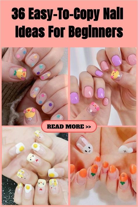 Nail art is both enjoyable and costly, and there is a look for every occasion. Not all designs, from bold and bright… Cute Easy Diy Nails, How To Do Designs On Gel Nails, Easy Gel Nail Designs For Beginners Short, Nail Pen Art, How To Do Nail Art At Home, Easy Acrylic Nail Designs, Diy Nail Designs For Beginners, Easy Nail Art For Beginners Short Nails, Easy Beginner Nail Designs