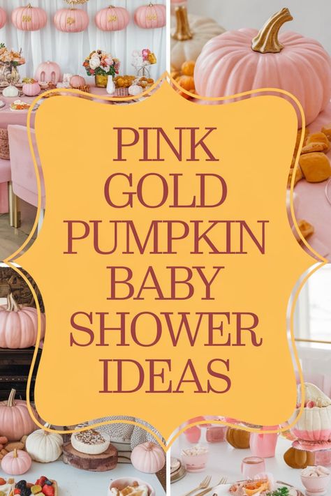 🌸 Step into a world where pink gold meets pumpkin in a baby shower theme that exudes luxury and charm. From glittering decorations to sophisticated setups, our pink gold pumpkin baby shower ideas will transform your celebration into an unforgettable elegant affair. Delight in the luxury of details that blend modern chic with sweet traditions. Create memories wrapped in gold and pink splendor! 🎈 Our Little Pumpkin Baby Shower Ideas, Pink Pumpkin Baby Shower Ideas, Pumpkin Themed Baby Shower Ideas, Pink Fall Baby Shower, Little Pumpkin Baby Shower Decorations, Little Pumpkin Baby Shower Ideas, Pumpkin Baby Shower Ideas, Baby Shower Little Pumpkin, Baby Shower Cocktails