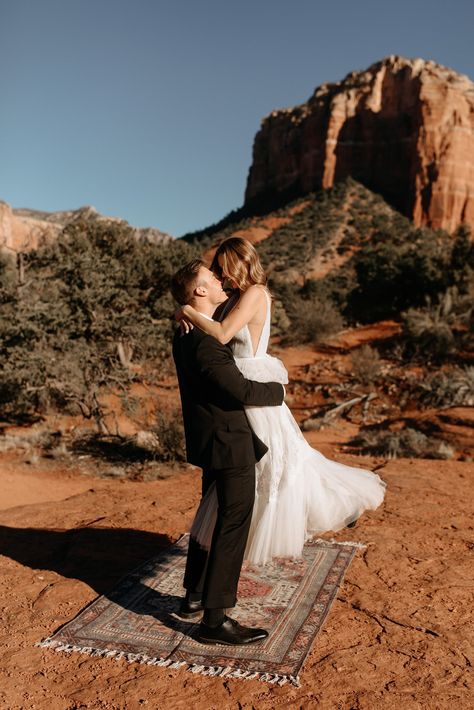 Cathedral Rock Hiking Elopement in Sedona, Arizona Sky Ranch, Cathedral Rock, Hiking Elopement, Arizona Elopement, Sedona Wedding, Open Sky, Marriage License, Sedona Arizona, Wedding Music