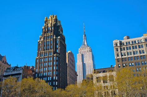 NYC's Bryant Park Hotel is being converted to office space Underground Lounge, American Radiator Building, Bryant Park Hotel, Angular Architecture, Buildings In New York, New York City Hall, Platinum Card, United Nations Headquarters, American Express Platinum