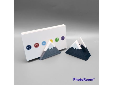 Business Card Holder Display, Card Holder Display, Business Card Cases, Snow Caps, Black Bottom, Mountain Peak, Unique Business Cards, Business Card Holder, Printing Business Cards