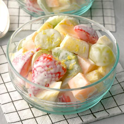 Special Fruit Salad Quick Easy Side Dishes, Deviled Egg Potato Salad, Cauliflower Dishes, Vegan Quinoa, Biscuits Easy, Chicken Spaghetti, Fruit Salad Recipes, Mashed Cauliflower, Baked Beans