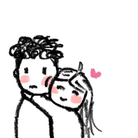 Cute Couple Art, Mini Drawings, Cute Easy Drawings, Cute Texts, Couple Art, Doodle Drawings, A Drawing, الرسومات اللطيفة, Cute Doodles