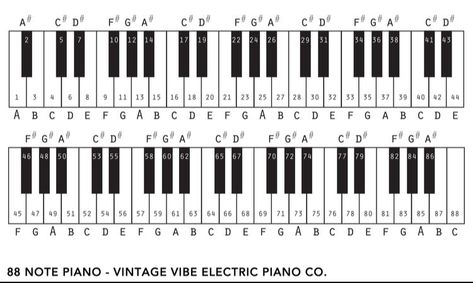 Piano Alphabet Notes, Piano Keys Labeled, Piano Chart, Piano Letters, Piano Basics, Piano Keyboard Notes, Keyboard Notes, Piano Tips, Music Instruments Diy