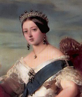 Queen Victoria wearing the emerald and diamond tiara. Victoria Queen Of England, Emerald Tiara, Queen Victoria Family, Queen Victoria Prince Albert, Victoria Prince, John Brown, Royal Tiaras, Diamond Tiara, Queen Of England