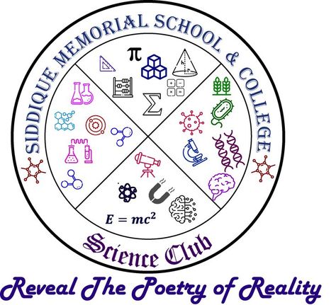 Logo sample (draft) Science Club Logo, Club Logo Design, Designing A Logo, Science Club, E Mc2, Club Logo, A Logo, Playing Cards, Logo Design