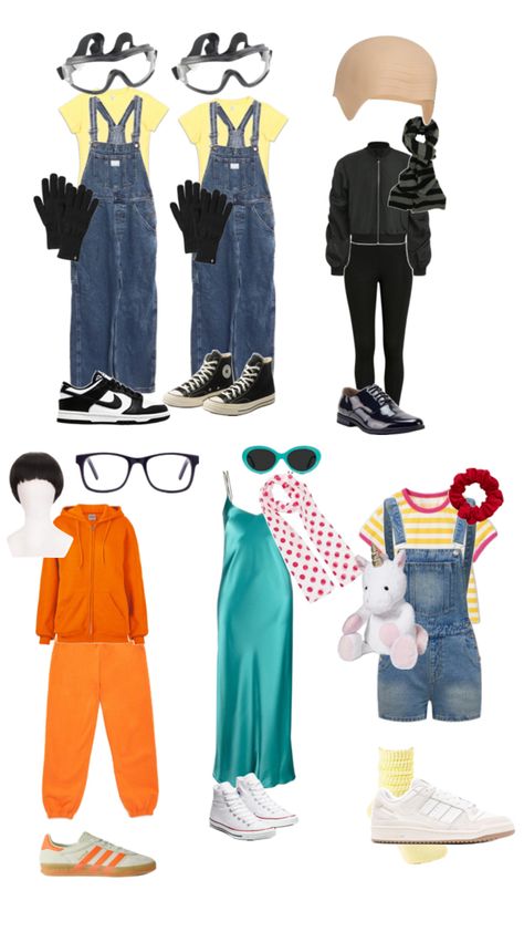 Despicable Me Halloween Costume, Wizard Of Oz Dorothy Costume, Despicable Me Costume, Fun Halloween Outfits, Women Halloween Costume Ideas, Halloween Costume Ideas For Couples, Cute Group Halloween Costumes, Costume Ideas Women, Costume Ideas For Couples