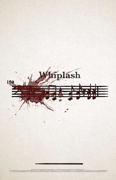 Whiplash (2014) Whiplash Alternative Poster, Whiplash Movie Poster, Whiplash Poster, Whiplash Movie, Damien Chazelle, Movie Wall Art, Best Movie Posters, Film Poster Design, I Love Cinema