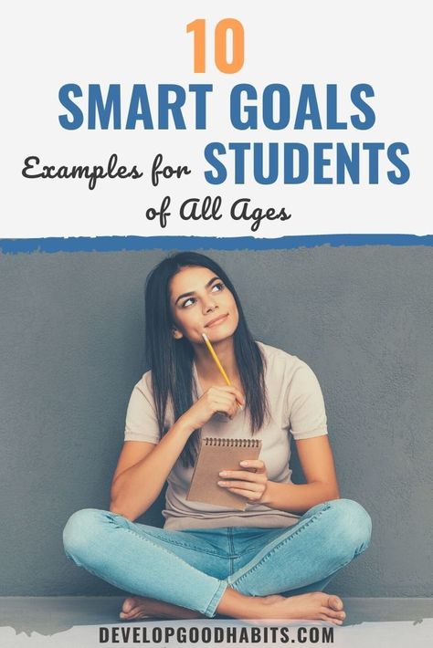 In our current environment with more learning taking place online than ever before, it is important to have great goal setting to help keep you on track with your lessons. This is where SMART goal setting comes into play. SMART goals are statements that turn your vague intentions into an actionable plan. They provide you with a strategy to achieve your vision by guiding you to set objectives that fit into the“SMART” goal setting mold, Discover 10 SMART goals examples for students of all ages Smart Goals Examples Student, Goals For Students, Smart Goals Examples, Goals Examples, Goal Examples, Smart Goal Setting, Family Meeting, Toddler School, Iep Goals
