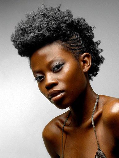 Faux Hawk Natural Hair, Fro Hawk, Curly Faux Hawk, Faux Hawk Braid, Natural Updo, Styles For Natural Hair, Curly Fro, Types Of Manicures, African American Hair