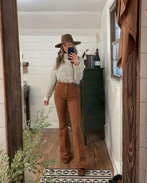 Charlie 1 Horse Hats Womens … curated on LTK Western Hats For Women Outfit, Charlie Hat Outfits, Charlie Horse Hats Outfit, Charlie One Horse Hats Outfit, Rancher Hat Outfits, Western Hat Outfit, Thrift Fit, Hat Outfit Fall, Winter Hat Outfit