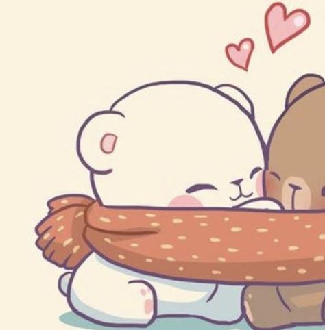 Warm hugs in a scarf Winter Matching Pfp, Matching Pfp Couple Christmas, Christmas Profile Pictures, Milk Mocha, Mocha Bear, Duos Icons, Milk & Mocha, Cute Bear Drawings, Anime Christmas