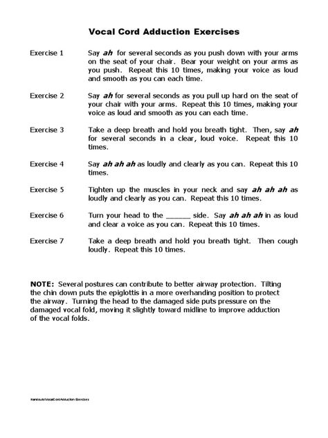 Voice Projection Exercises, Vocal Therapy Exercises, Vocal Chords Remedies, Voice Exercises Speech Therapy, Daily Vocal Exercises, Vocal Breathing Exercises, Vocal Exercises Speech, Vocal Training Exercises, Voice Therapy Exercises