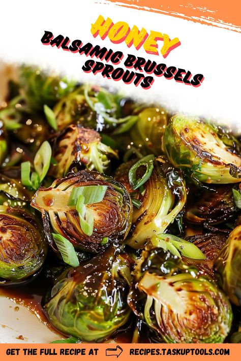 Discover a flavorful twist on a classic side dish with these Honey Balsamic Brussels Sprouts. Perfectly roasted and glazed with a rich combination of honey and balsamic vinegar, these sprouts offer a savory-sweet harmony that elevates any meal. Ideal for holiday gatherings or weeknight dinners, this simple yet sophisticated recipe will impress your guests and delight your taste buds. Explore how honey and balsamic transform Brussels sprouts into a deliciously irresistible dish that complements any main course. Try it today for an effortless Brussel Sprout Recipes Honey Balsamic, Brussel Sprout Recipes With Honey, Gluten Free Brussel Sprout Recipes, Brussel Sprout Recipes Sweet, Brussels Sprouts With Balsamic Glaze, Balsamic Brussel Sprout Recipes, Brussel Sprout Recipes Balsamic, Sweet Brussel Sprout Recipes, Balsamic Honey Brussel Sprouts