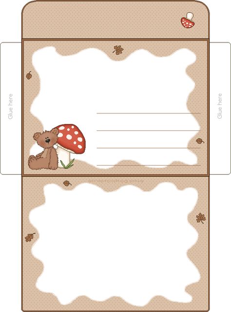 Cute Envelope Template, Kawaii Envelopes, Diy Envelope Template, Template Envelope, Envelope Template Printable, Stationary Printable, Envelope Pattern, Cardboard Box Crafts, Cute Envelopes