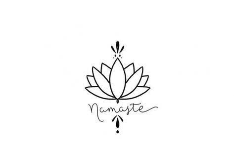 Lotus Namaste Tattoo, Namaste Tattoo Symbol, Namaste Tattoo Ideas, Lotus Symbol Tattoo, Namaste Symbol, Namaste Tattoo, Namaste Art, Lotus Symbol, Yoga Tattoos