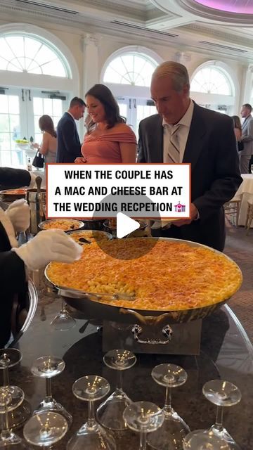 FOODbible on Instagram: "This is the appropriate amount of mac and cheese 😳 🧀⁠ ⁠ 📹: @weddingdaycontentcreator⁠ ⁠ #macandcheese #cheese #food #wedding" Mac And Cheese Bar Toppings Wedding, Mac And Cheese Station Wedding, Mac And Cheese Wedding Bar, Wedding Mac And Cheese Bar, Mac And Cheese Bar Ideas, Mac And Cheese Bar Toppings, Mac And Cheese Bar Wedding, Mac N Cheese Bar, Mac And Cheese Bar