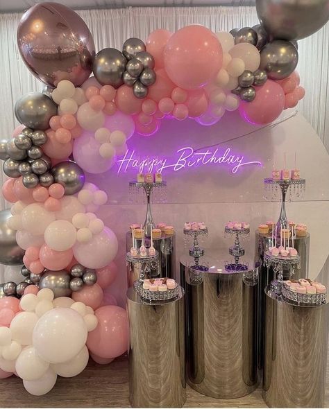 20th Birthday Ideas Decoration, Sweet Sixteen Party Themes, Sweet 16 Party Planning, Sweet 16 Party Themes, Sweet 16 Party Decorations, 18th Birthday Party Themes, Sweet Sixteen Birthday Party Ideas, 21st Bday Ideas, 16th Birthday Decorations