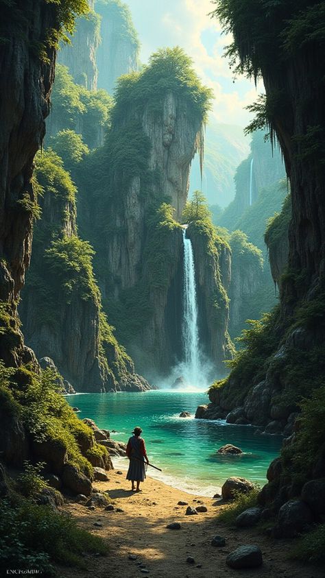 Visit our Channel for all type of Fantasy. linktr.ee/FantasyWorldsUnited #Fantasy #fantasyart #art #landscape Fantasy Lagoon, Fantasy River, Fantasy Art Style, Lagoon Art, Fantasy Aesthetic, Art Landscape, Fantasy Landscape, Fantasy World, Beautiful Nature