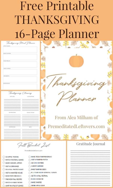 Thanksgiving Leftover Ideas, Holiday Planning Printables, Thanksgiving List, Thanksgiving Journal, Thanksgiving Menu Planning, Thanksgiving Menu Planner, Brine Recipes, Thanksgiving Meal Plan, Leftover Ideas