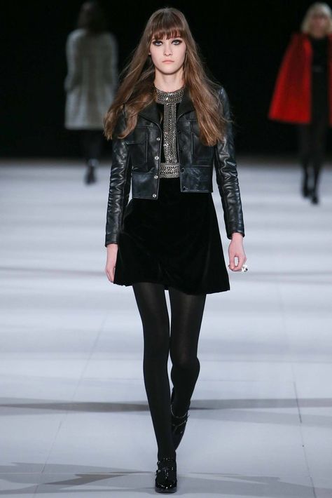 Saint Laurent 2014, 2015 Fashion Trends, Hedi Slimane, Rocker Chic, Sketch Ideas, 2014 Fashion, Vogue Fashion, Glam Rock, Fall 2014