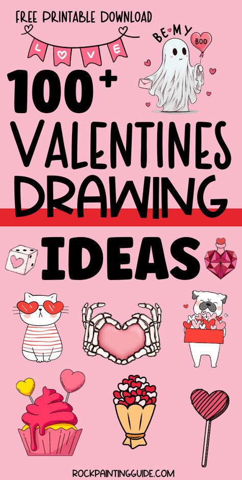 Discover a treasure trove of Valentine’s Day drawing ideas that are perfect for all skill levels and kids of all ages during this love-filled season. Get ready to unleash your creativity and spread the love with these amazing drawing ideas! With over 100 options to choose from, including adorable love-themed drawing concepts, you’re sure to find the perfect inspiration for some fun Valentine’s Day activities! Love Theme Drawing, Valentine Whiteboard Ideas, Valentine’s Day Drawing Ideas, Valentines Drawing Ideas, Valentines Drawings Ideas, Valentine’s Day Drawing, Valentine Drawing Ideas, Valentines Day Drawings Art Ideas, Valentines Day Sketches