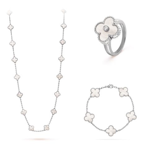 Van Cleef Set, Van Cleef Alhambra, Graduation 2024, Van Cleef And Arpels, White Vans, Material Girl, Van Cleef Arpels, Mother Pearl, Van Cleef