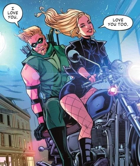 Green Arrow And Black Canary, Black Canary Comic, Green Arrow Comics, Arrow Black Canary, Lance Black, Anniversary Art, 80th Anniversary, Dc Comics Artwork, Dc Memes