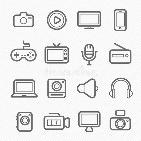 What Is Technology, Communication Illustration, Communication Icon, Graphics Design Ideas, Line Icon, Technical Drawing, Icon Set, Abstract Design, Stock Images Free