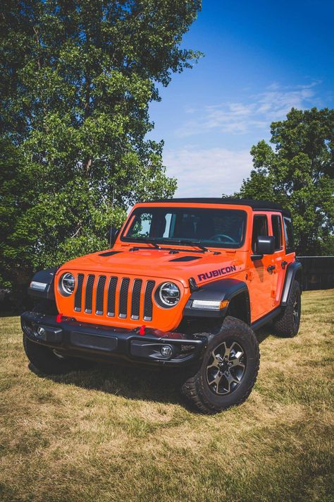 #rubicon #orange Orange Jeep Wrangler, Pink Jeep Wrangler, Orange Jeep, Stolen Car, Jeep Lifestyle, Badass Jeep, Red Jeep, Cars Jeep, Pink Jeep