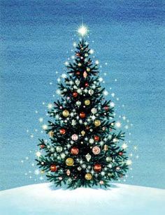 Christmas Tree Drawing, Christmas Paintings On Canvas, Christmas Tree Painting, Holiday Painting, Black Christmas Trees, Cool Christmas Trees, Christmas Canvas, Tree Illustration, Black Christmas