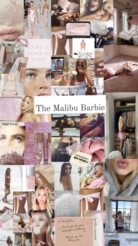 Malibu Barbie 🎀👙 Victoria's Secret Aesthetic, Barbie Malibu, Feminine Energy Aesthetic, Pretty Pink Princess, Malibu Barbie, Pink Girly Things, Princess Aesthetic, La Girl, Mood Board Fashion